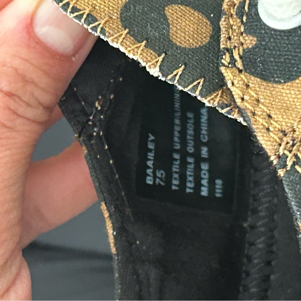 Madden Girl Leopard Print Sneakers Baailey 7.5 - Picture 3 of 4